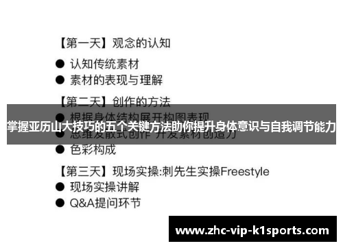 掌握亚历山大技巧的五个关键方法助你提升身体意识与自我调节能力